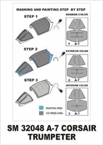 Montex SM32048 A-7 Corsair TRUMPETER