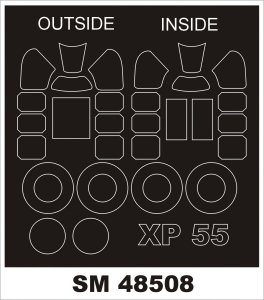 Montex SM48508 XP-55 ASCENDER MODELSVIT 1/48