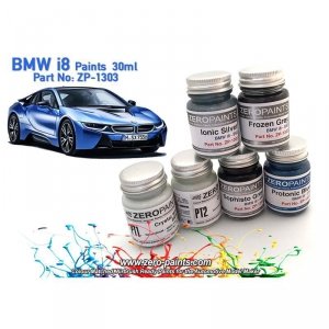 Zero Paints ZP-1303-FR-GR BMW i8 Frozen Grey Metallic 30ml