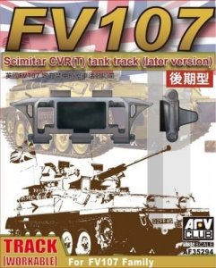 AFV Club 35294 WORKABLE Scimitar CVR(T) Tank Trank (Later Ver.) for FV107 1/35
