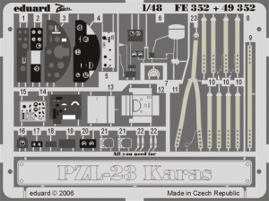 Eduard FE352 PZL-23 Karas MIRAGE 1/48