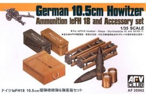 AFV Club AG35062 German 10.5 cm Ammo and Accessories 1/35