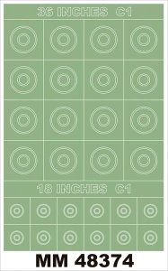 Montex MM48374 RAF ROUNDELS TYPE C1 36,18 Inches 1/48