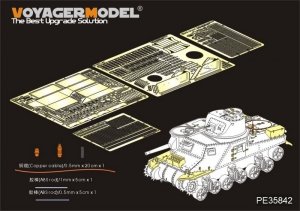 Voyager Model PE35842 WWII US M3A4 Lee Medium Tank basic For TAKOM 2085 1/35