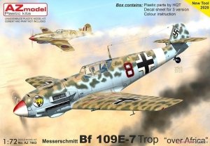 AZ Model AZ7663 Messerschmitt Bf 109E-7 Trop Over Africa 1/72