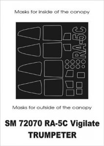 Montex SM72070 RA-5C Vigilante TRUMPETER