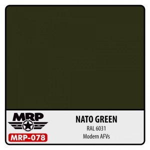 MR. Paint MRP-078 NATO GREEN Modern AFV 30ml
