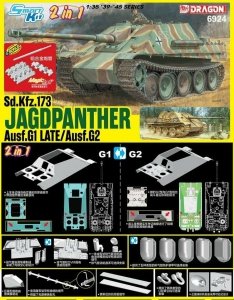 Dragon 6924 Jagdpanther Ausf.G1 Late Production / Ausf.G2 (2in1) 1/35
