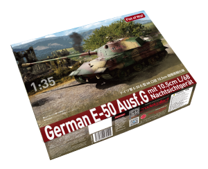 Modelcollect UA35029 German E-60 Ausf. D Late Production w/Standardized Tracks 1/35 