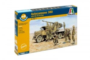Italeri 7508 Autocannone RO3 with 90/53 AA Gun 1/72