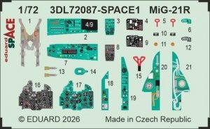 Eduard 3DL72087 MiG-21R SPACE EDUARD 1/72