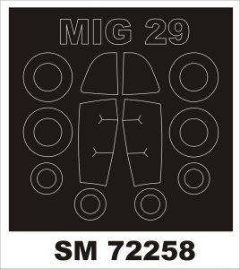 Montex SM72258 MiG-29A Trumpeter 1/72