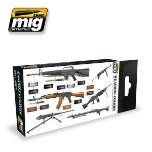 AMMO Mig 7123 WEAPONS COLORS 6x17ml