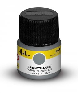 Heller 9053 053 Gunmetal - Metallic 12ml