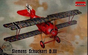 Roden 610 German IWW Fighter Siemens Schuckert D.III (1:32)