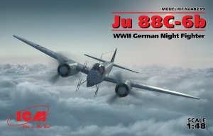 ICM 48239 Ju 88С-6b, WWII German Night Fighter 1/48