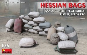 MiniArt 35586 Hessian Bags - sand, cement, vegetables, flour, seeds etc 1:35