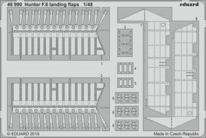Eduard 48990 Hunter F.6 landing flaps 1/48 AIRFIX
