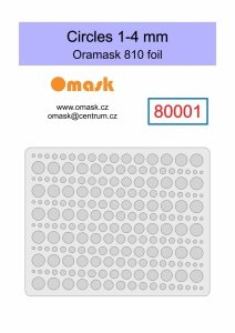Omask 80001 Circles 1-4 mm (Oramask 810 foil)