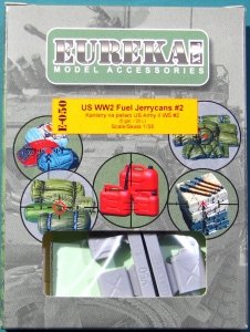 EUREKA XXL E-050 US WW2 Fuel Jerrycans #2 (4 pcs) 1/35