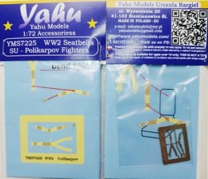 Yahu YMS7225 WW2 Seatbelts - Polikarpov 1/72