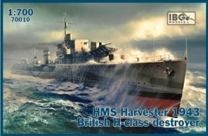 IBG 70010 HMS Harvester 1943 British H-class destroyer 1/700