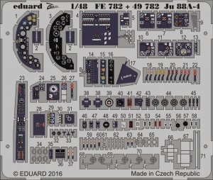 Eduard 49782 Ju 88A-4 interior ICM  1/48