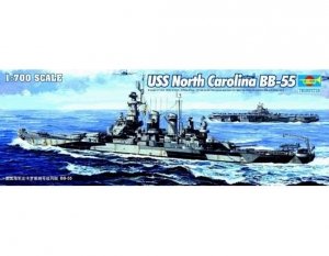 Trumpeter 05734 USS North Carolina BB-55 1/700