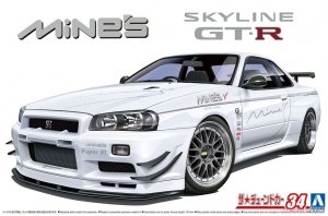 Aoshima 05986 Nissan Skyline GT-R R34 BNR3 1/24