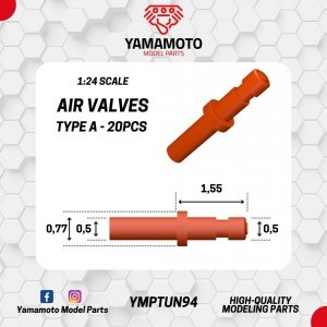 Yamamoto YMPTUN58 Gearshift Levers Set 1/24