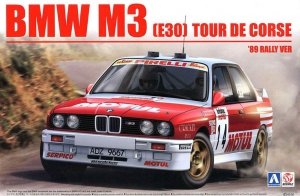 Aoshima 05061 BMW M3 E30 1989 Tour de Corse Rally Version (1:24)