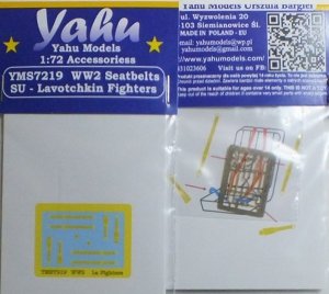 Yahu YMS7219 WWII Soviet Seatbelts (Ławoczkin) 1/72