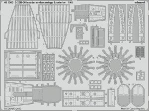 Eduard 481003 B-26B-50 Invader undercarriage & exterior for ICM 1/48