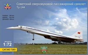 Modelsvit 7203 Tupolev Tu-144 Supersonic airliner 1/72
