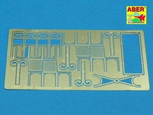 Aber 35D22 Table end four chairs - type A (1:35)