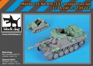 Black Dog T35212 Marder II Sd.Kfz. 131 accessories set 1/35