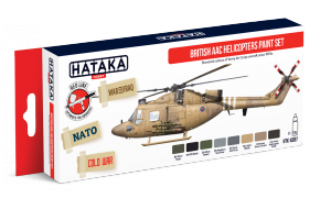 Hataka HTK-AS87 British AAC Helicopters paint set 8x17ml