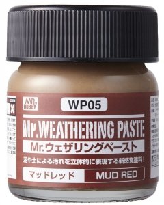 Gunze Sangyo WP05 Weathering Paste Mud Red (40ml)