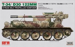 Rye Field Model 5030 T-34/D-30 122MM SYRIAN SELF-PROPELLED HOWITZER 1/35