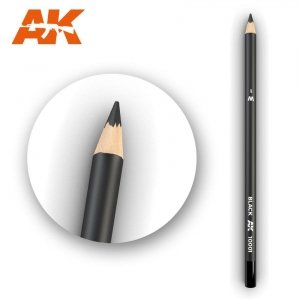 AK Interactive AK10001 Watercolor Pencil Black