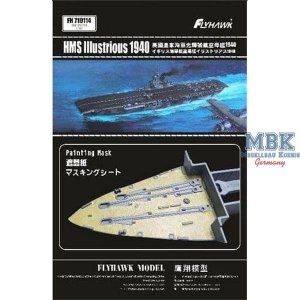 FlyHawk Model FH710114 HMS Illustrious Painting Mask (Flyhawk FH1116) 1/700