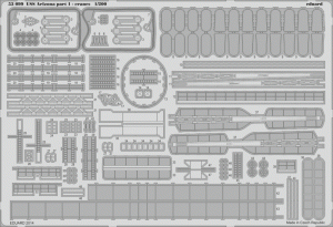 Eduard 53099 USS Arizona part 1 - cranes TRUMPETER 1/200