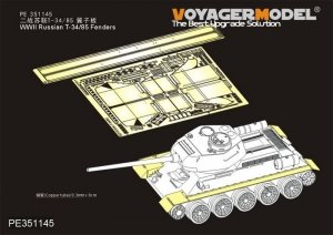 Voyager Model PE351145 T-34/85 Fenders (For ZVEZDA 3687) 1/35