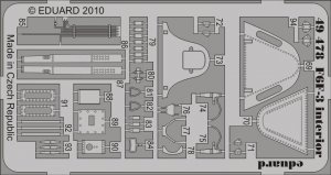 Eduard 49478 F6F-3 interior S. A. 1/48 Hobby Boss