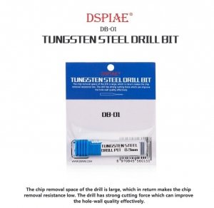 DSPIAE DB-01 1.5mm Tungsten Steel Drill Bit / Wiertło ze stali wolframowej