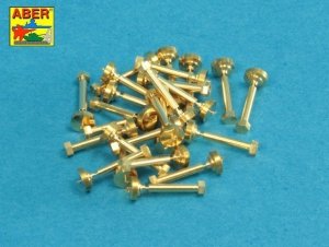 Aber 16109 Turned imitation of Hexagonal bolts 1,6 x 6,0 mm x 25 pcs. (1:16)