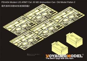 Voyager Model PEA434 Modern US ARMY Cal .50 M2 Ammunition Can Old Model Patten 2(GP) 1/35