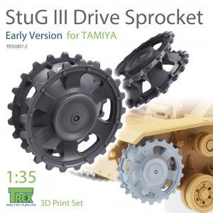 T-Rex Studio TR35007-2 Stug III Sprocket Set (Early Version) for TAMIYA 1/35