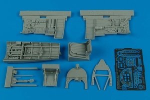 Aires 4458 Spitfire Mk. V cockpit set 1/48 Tamiya