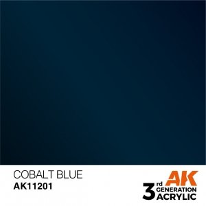 AK Interactive AK11201 COBALT BLUE – METALLIC 17ml